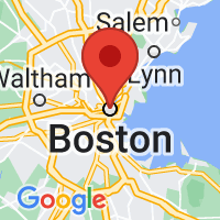Map of Boston MA US